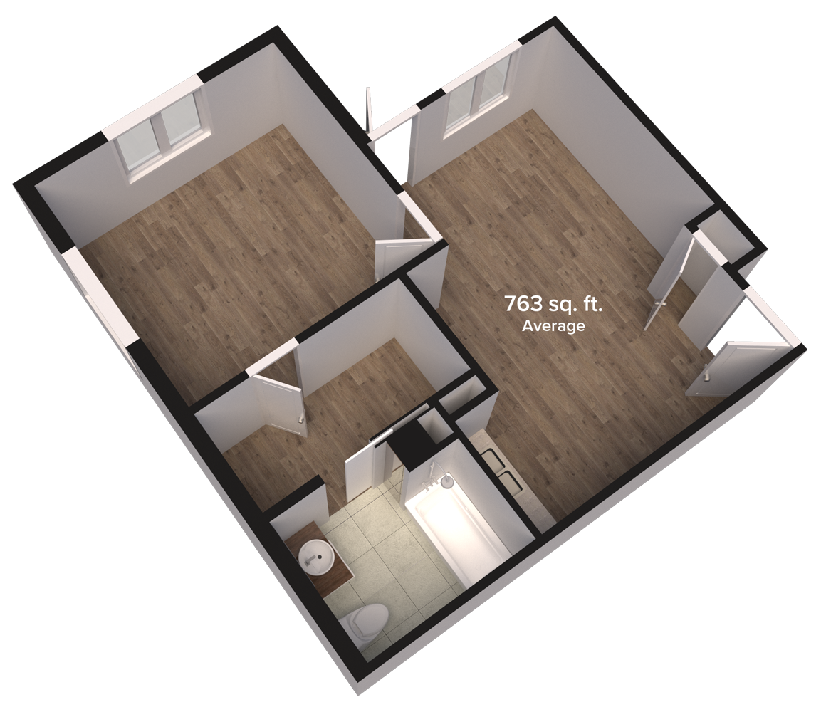 1 Bedroom Large