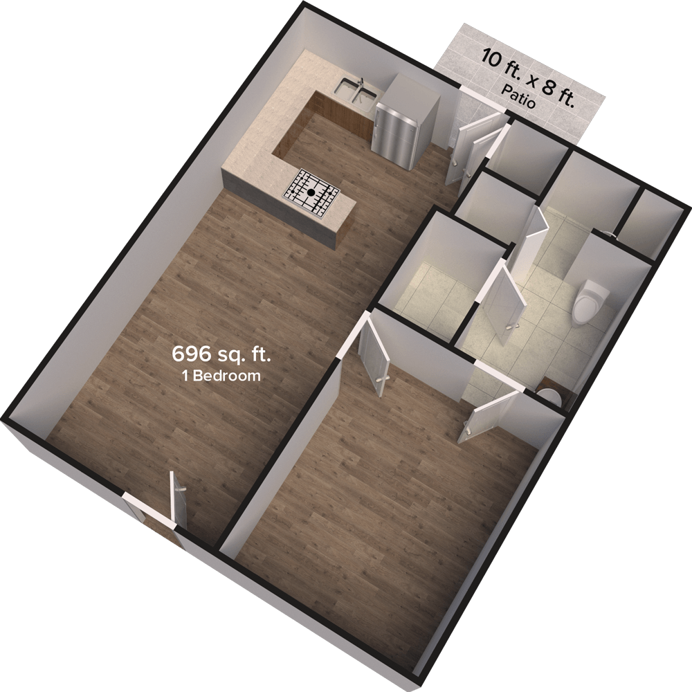 1 Bedroom Unit